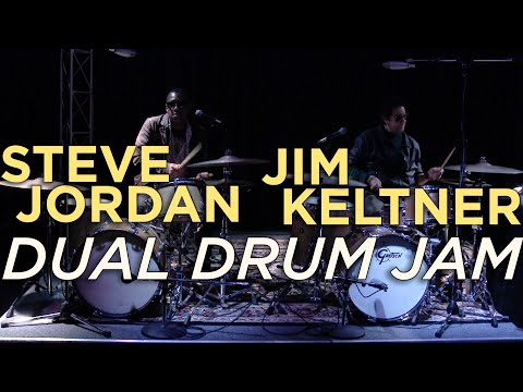 Steve Jordan &amp; Jim Keltner Jam at &quot;A Tribute to Al Jackson Jr.&quot; Event - Memphis Drum Shop - 10/18/15