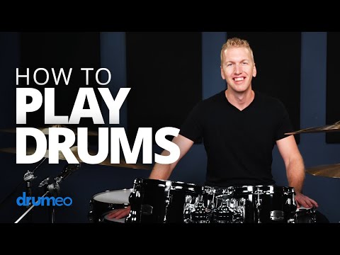 How To Play Drums (Beginner Drum Lesson)